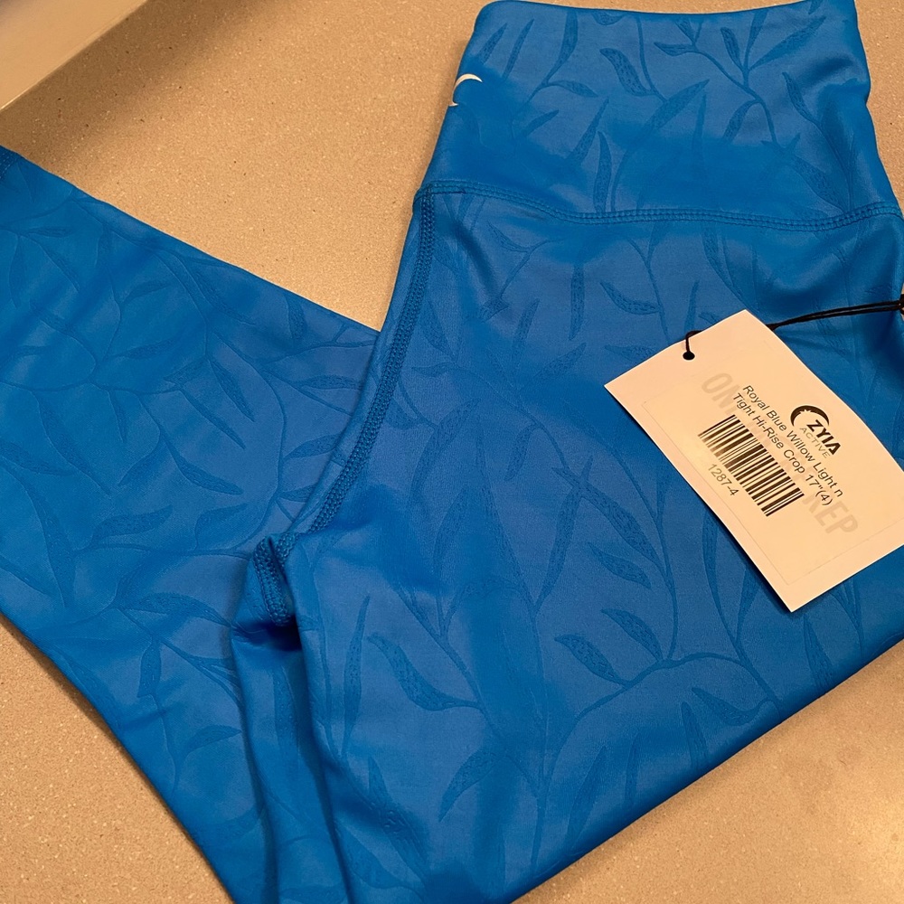 Blue Zyia Crop Tights